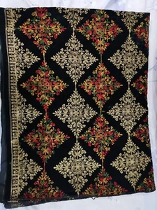 Embrioded Velvet Tuch Premium Qualität Neuestes Design Tuch für Damen/Brauthalle - Bild 1 von 7