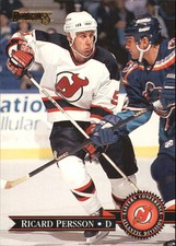 1995-96 Donruss Devils Hockey Card #304 Ricard Persson Rookie