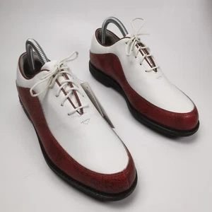 ~ FootJoy Europa Collection ~ Damen-Golfschuhe rot & weiß ~ UK-Größe 4,5 neu im Karton ~ - Bild 1 von 24