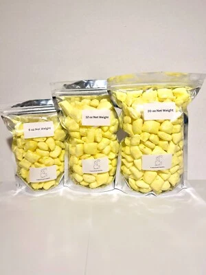 Freeze Dried Candy Banana Flavored Laughy Taffy *Pick Size* Made Fresh