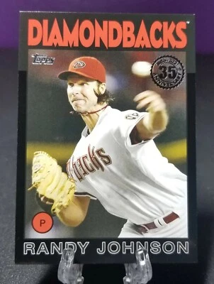 Randy Johnson 2021 MLB Topps Baseball Retro Card Black 1/299 💎 SP Diamondbacks - Image 1 of 4