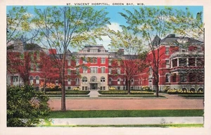 St. Vincent Hospital, Green Bay, Wisconsin Vintage PC - Picture 1 of 2