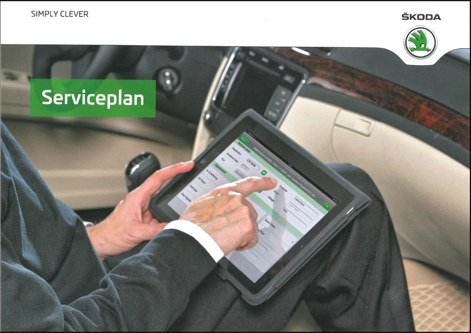 Skoda Ersatz Serviceplan Serviceheft Scheckheft Wartung deutsch S0055304100 - Bild 1 von 1