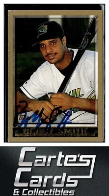 Bobby Smith 1998 Topps #466  Tampa Bay Devil Rays TTM/IP Signed Autographed - Image 1 of 2