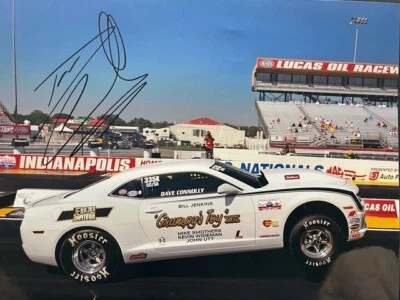 VRHTF NHRA SIGNED DAVE CONNOLLY IN "GRUMPY BILL JENKINS" TRIBUTE 8" X 10" PHOTO - Image 1 of 3