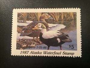 ICOLLECTZONE US 1987 #3 Alaska XF NH Duck Stamp - Picture 1 of 1
