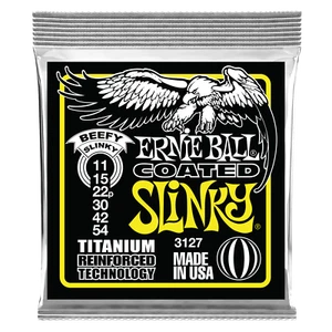 Cuerdas de guitarra eléctrica Ernie Ball recubiertas de titanio RPS Beefy Slinky 11-54 3127 - Imagen 1 de 1