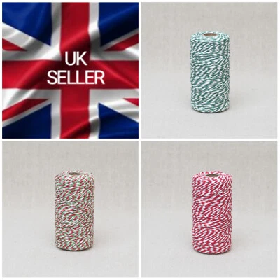 Bakers Twine 2mm String Cord - Choice of Colours