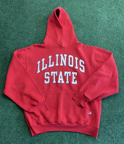 Vintage Russell Athletic Illinois State Redbirds Sweatshirt Red Size Medium Cover
