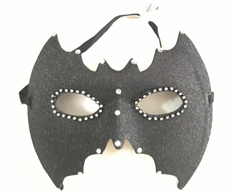 Máscara de Halloween Negro Brillo Ojo de Murciélago Media Mascarada Baile Disfraz Fiesta Juegos con disfraces Foto 1 de 1