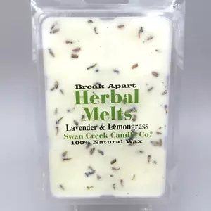 Swan Creek Candle LAVENDER & LEMONGRASS Herbal Melts Break Apart Natural Soy Wax - Picture 1 of 4