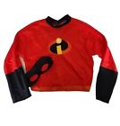 Disney Pixar The Incredibles Top And Mask Dress Up Cos Play Age 4-6 Years