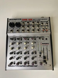 Nady SRM-10X 10-Channel Stereo Mic / Line Mixer - No Power Supply UNTESTED - Picture 1 of 6
