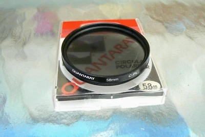 QUANTARAY 58MM CIR-POLARIZER FILTER CIRCULAR for AF LENSES *NEW *USA SELLER  - Image 1 of 3