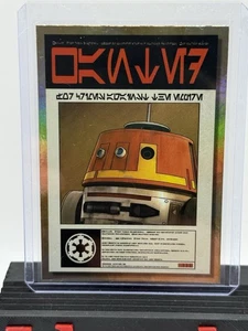 Pósters 2018 Topps Star Wars Galaxy Series 8 #P-6 Chopper Ghost Crew Wanted - Imagen 1 de 2