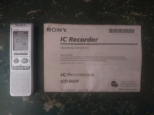 GRABADORA DE VOZ DIGITAL SONY GRABADORA IC MODELO ANTERIOR ICD-B500 - Imagen 1 de 1