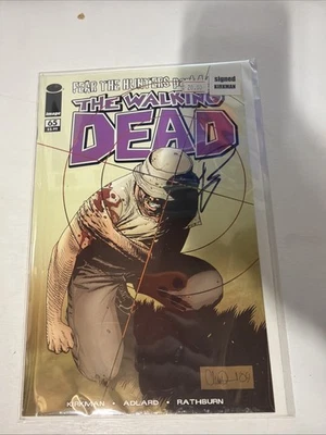 The Walking Dead #65 Image Comics 2009  signed Kirkman 1st Printing NM Near Mint - Image 1 of 4