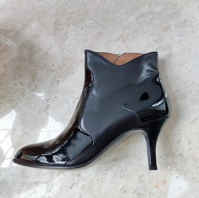 Nuevo FRATELLI ROSSETTI Cuero Botilla Botines 36 Italia Foto 1 de 4