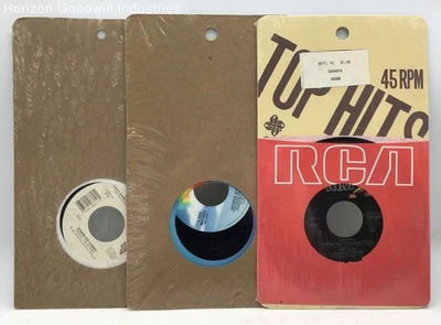 Dolly Parton, George Strait, & The Judds 45RPM Vinyl Records Bundle/Lot (Sealed) - Image 1 of 4