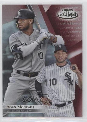 2018 Topps Gold Label Class 2 Red /50 Yoan Moncada #34 - Image 1 of 2