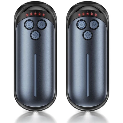 DeeKom Rechargeable Hand Warmers 2 Pack, 6000mAh Electric Hand Warmer Recharg...