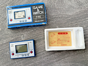 Nintendo Game & Watch Fire RC-04 Japanese with Original Box Untested SOLD AS IS!