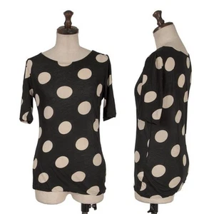 Yohji Yamamoto NOIR Cotton Dot Print Sheer T-shirt Size 2(K-157840) - Picture 1 of 12