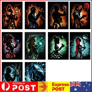5D DIY Diamond Painting Kits Full Round Drill Silhouette Mosaic Picture Art - Picture 1 of 18