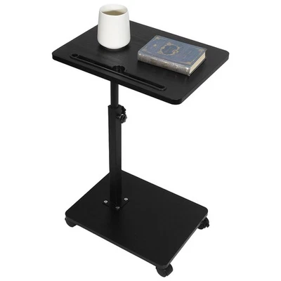 360° Swivel Sofa Tray Table Height Adjustable End Table for Bed with Phone Slot - Image 1 of 4