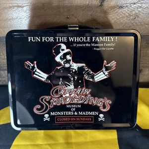 2002 Neca House of 1000 Corpses Captain Spaulding ULTRA RARE LUNCHBOX w/THERMOS - Picture 1 of 6