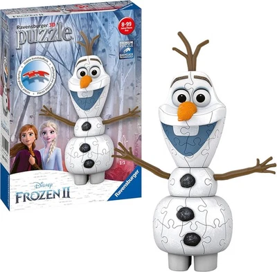 Ravensburger 3D Puzzle Disney Frozen Olaf 54 Pieces NEW & SEALED *FREE SHIPPING* - image 1 of 3