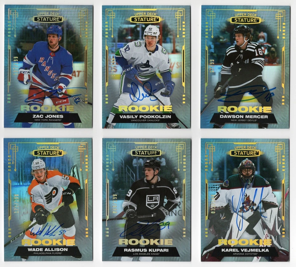 2021-22 Upper Deck Stature Autograph Rookies #/199 & #/99 Pick From List !! - Image 1 of 1