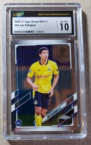2020-21 Topps Chrome UEFA CL Jude Bellingham RC CSG 10 Gem Mint Rookie #68 - Picture 1 of 2