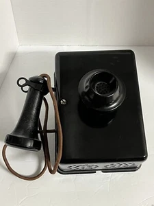 Vintage Western Electric 533-A Hotel Apartment Wall Telephone + Kellogg Receiver - Picture 1 of 11