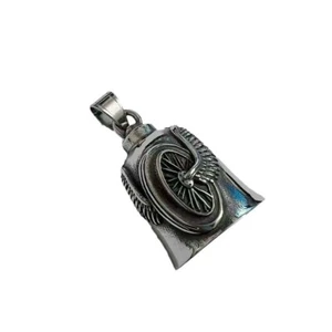 Flying Wing Wheel Gremlin Guardian Bell Stainless Steel Motorcycle Biker Rider - Picture 1 of 6