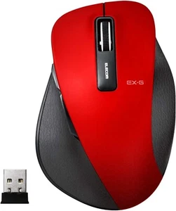 ELECOM M-XGM10DBRD EX-G 2.4GHz Wireless BlueLED Mouse M-Size Japan - Picture 1 of 10