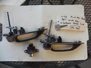 Mercedes Benz W123 Wagon Estate Touring Front Door Handles & Rear Lock With Key - Picture 1 of 15