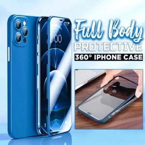 Funda protectora de cuerpo completo 360 de lujo para iPhone 13 12 Pro Max mini fundas - Imagen 1 de 12