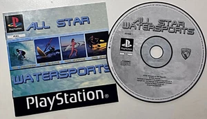 ALL STAR WATERSPORTS Game PS1 Sony Playstation 1 pal - Disc & Manual - NO BOX - Picture 1 of 1