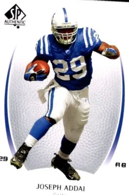 2007 SP Authentic Joseph Addai Indianapolis Colts #49 - Image 1 of 2