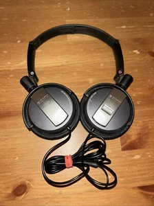 Sony Noise Canceling Headphones Wired On-Ear Black Model MDR-NC7 Tested Working - Picture 1 of 3
