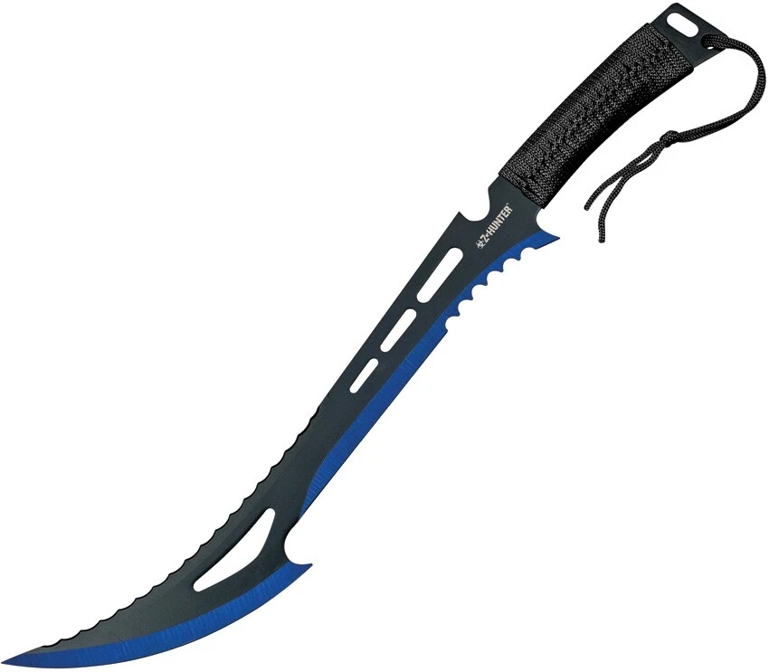 Z-Hunter Fixed Machete 17" Stainless Steel Full Blade Black Cord Wrapped Handle - Image 1 of 1