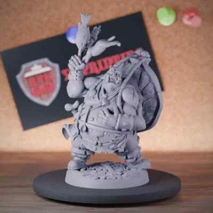 Ogre Chef Miniature Orc Monster Dungeons and Dragons Mini RPG Tabletop DnD 5e - Picture 1 of 8