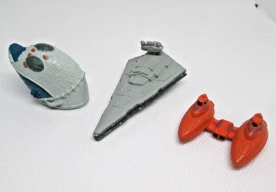 1990's Micro Machines Star Wars- Imperial Destroyer, Cloud Car, Shriwirr Blue #4 - Image 1 of 2