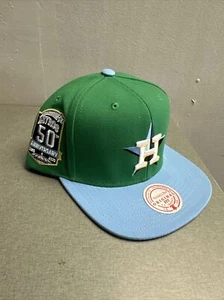 Mitchell & Ness Houston Astros 50th Anniversary Patch Adjustable Cap - Picture 1 of 5
