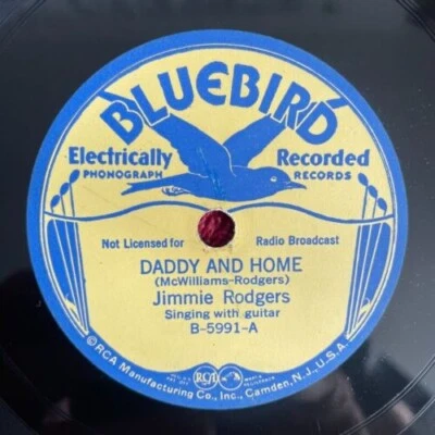 JIMMIE RODGERS Bluebird B-5991 78rpm (Pre-War Country, 1935, Video) - Image 1 of 4