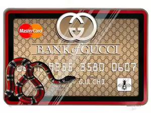 ESAURITO - Serigrafia serigrafia 'Carta di credito di lusso: Gucci' Denial (2024) FIRMATA con certificato di autenticità - Foto 1 di 12