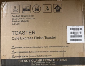Café Express Finish 2-Scheiben-Toaster | Extrabreite Schlitze, Extra Lift für Waffel... - Bild 1 von 4