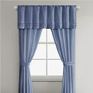 Sidney Window Valance in Blue - Picture 1 of 1