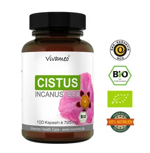 BIO CISTUS INCANUS Kapseln à 730 mg, Zistrose, Polyphenole Vivameo ® 100 Kapseln - Bild 1 von 7